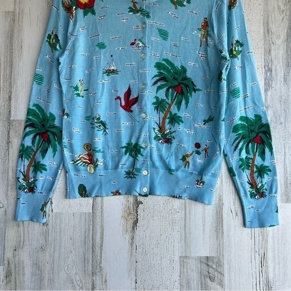 J. Crew Florida‎ Map Sweater Size Medium - Picture 5 of 16